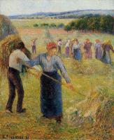 Pissarro, Camille - Haymaking at Eragny